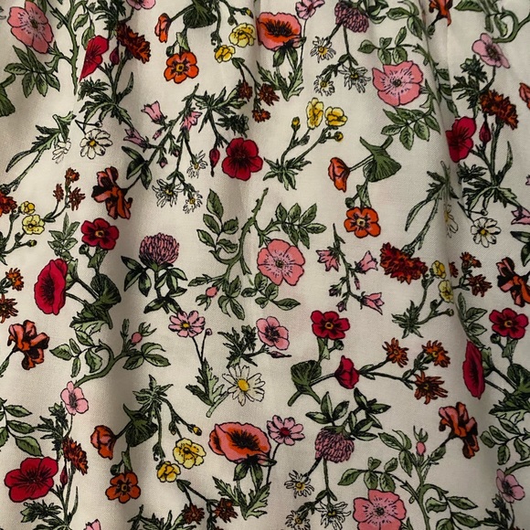 Divided H&M summer floral mini sundress, white - Picture 9 of 9